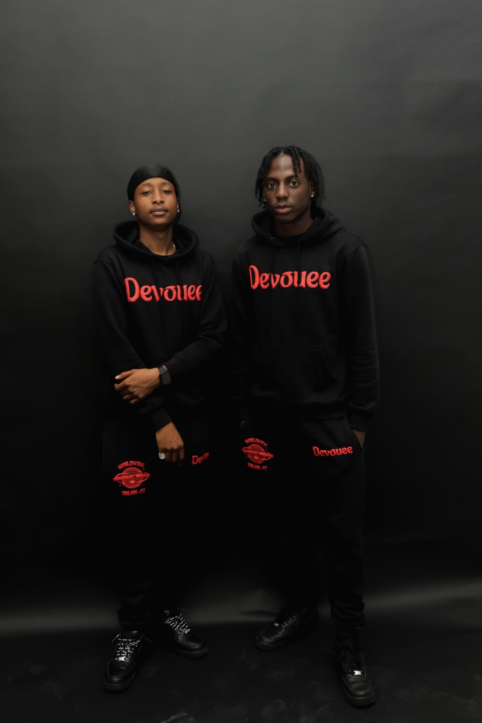 Red/black devouee tracksuit