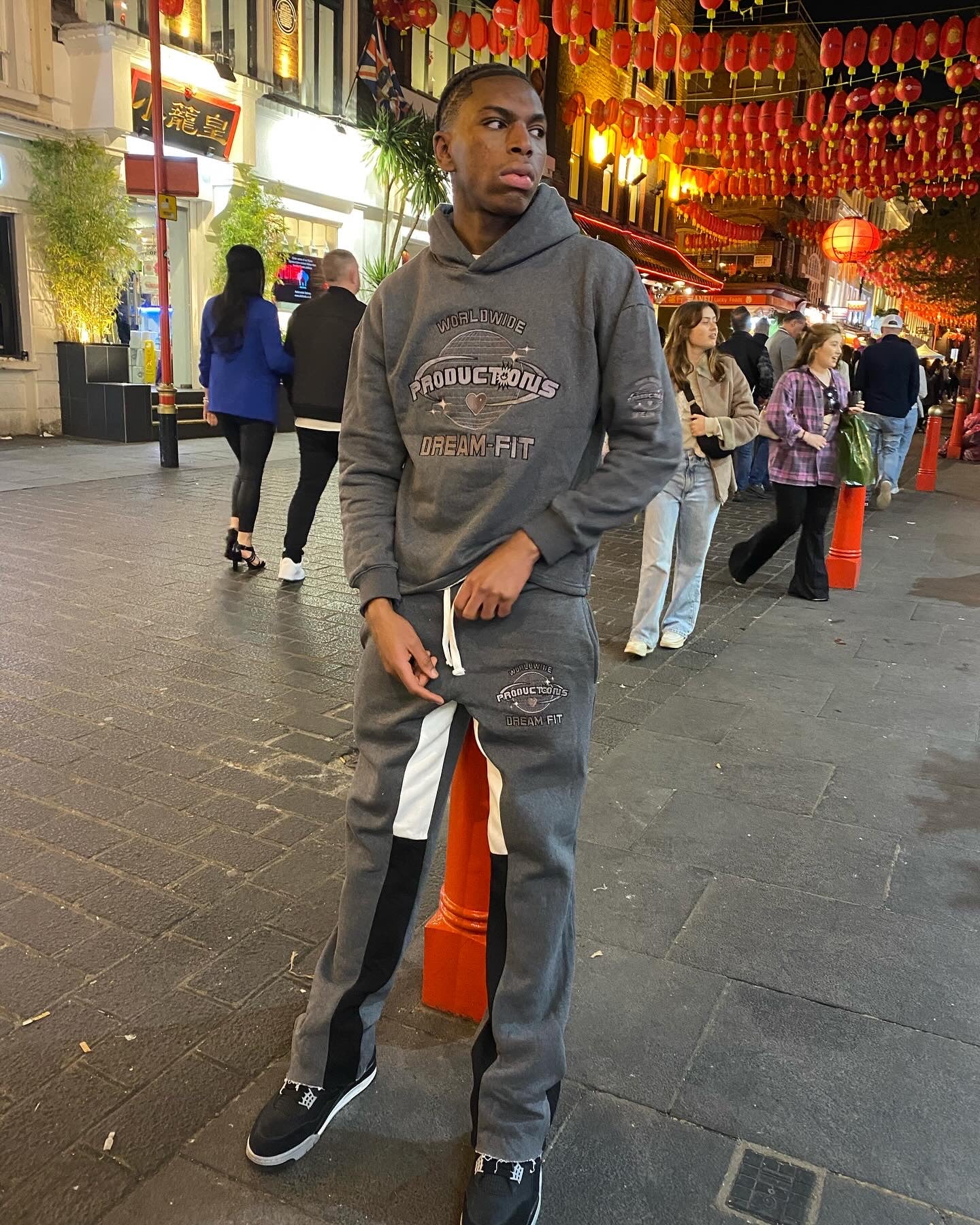 Ash grey wpdreamfit flared tracksuit