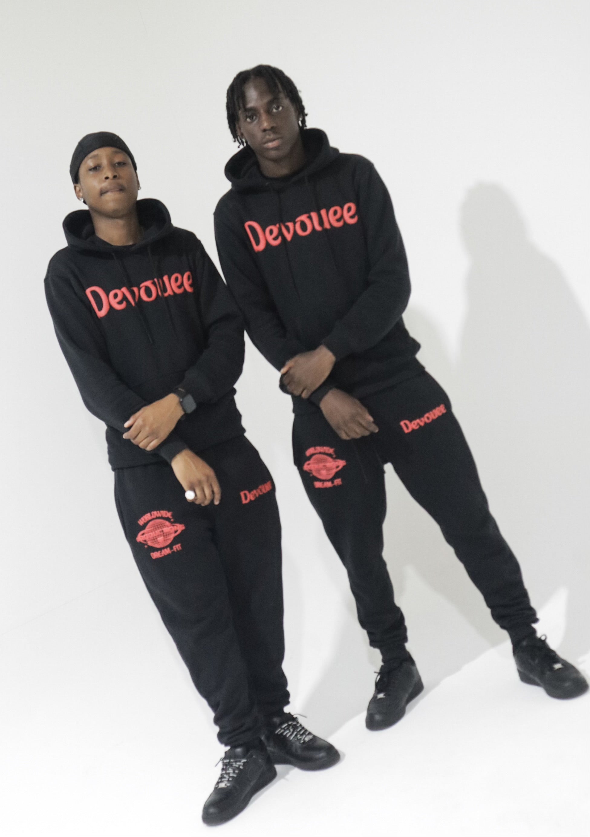 Red/black devouee tracksuit